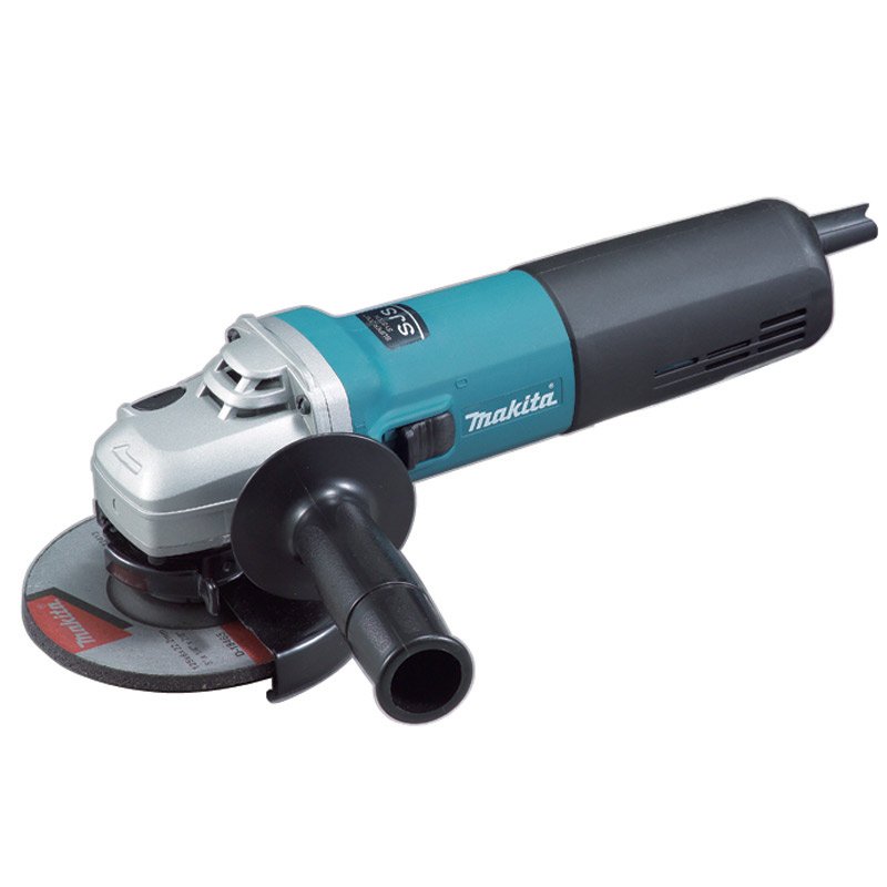 125 mm (5″) 1,400 W SJS Angle Grinder, Anti-Restart Function, Soft Start, Slide Switch