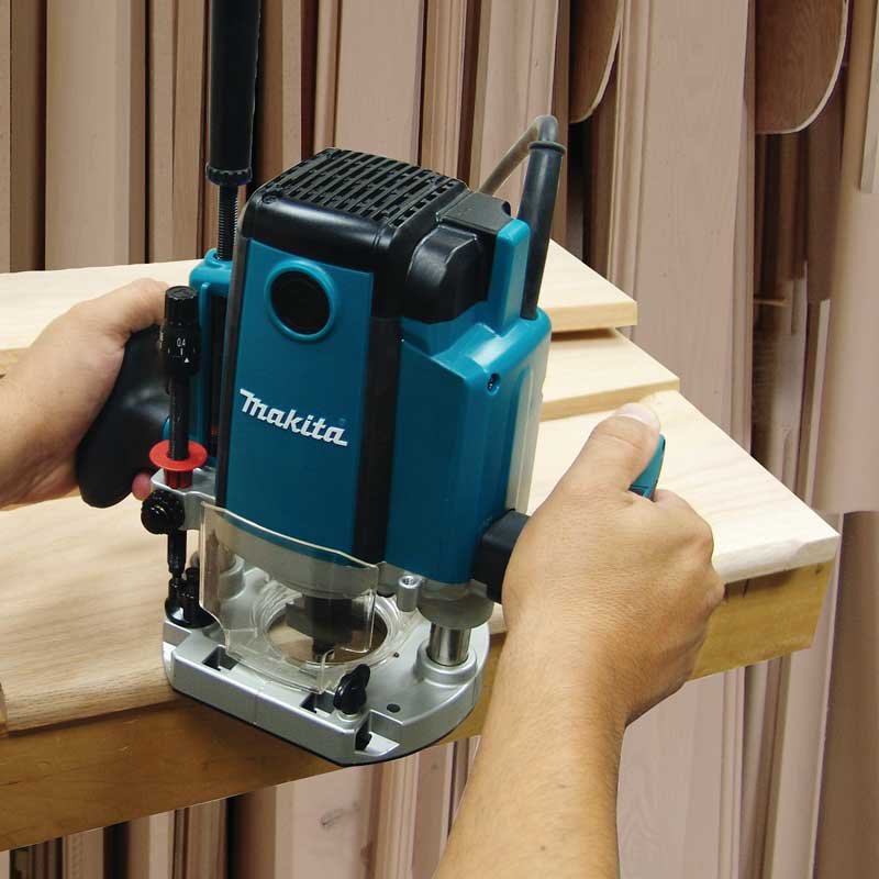 6 / – / 8 / 10 / 12 mm (- / 1/4 / 3/8 / – / 1/2″) 1,850 W Plunge Router - Image 2