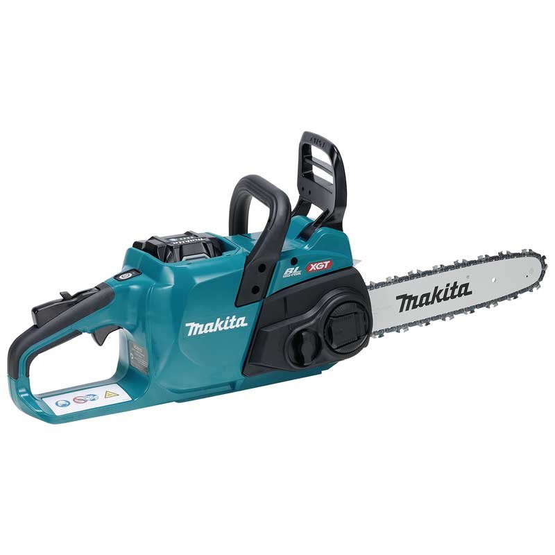 40Vmax XGT BL Brushless Cordless 35 cm (14″) Chain Saw, Tool-less Tension Adjustment