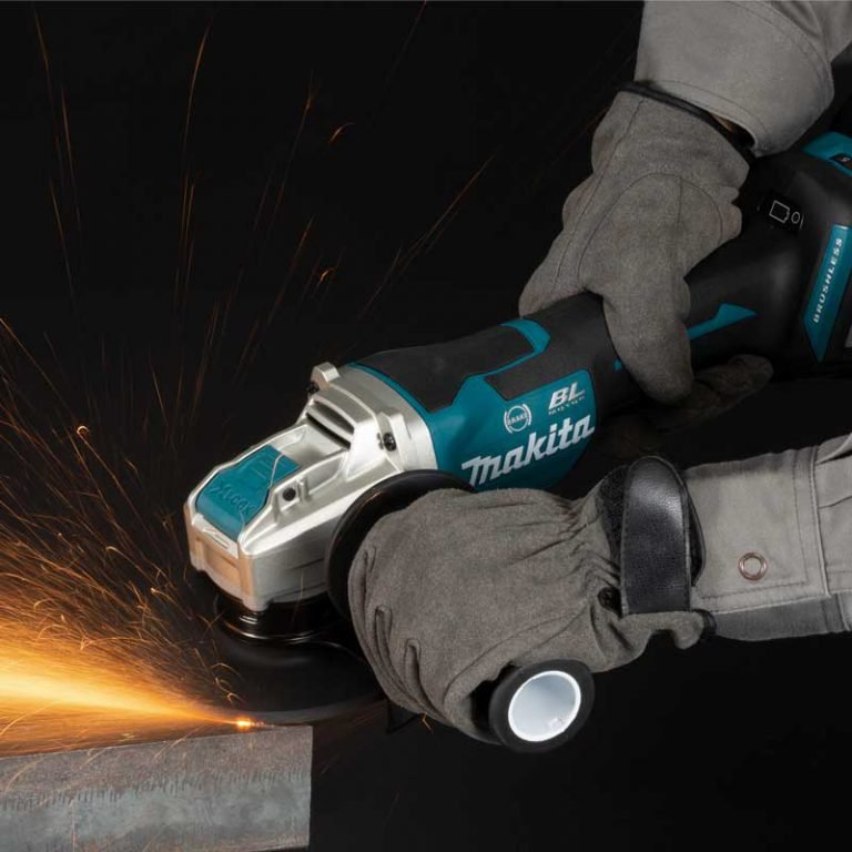 18V LXT BL ADT AFT Cordless 125 mm (5″) Angle Grinder, Variable Speed, Anti-Restart Function, Electric Brake, Paddle Switch, X-LOCK - Image 2