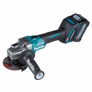 40Vmax XGT BL AFT Cordless 100 mm (4″) Angle Grinder, Anti-Restart Function, Electric Brake, Slide Switch Lock-On