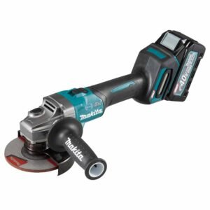 40Vmax XGT BL AFT Cordless 125 mm (5″) Angle Grinder, Anti-Restart Function, Electric Brake, Slide Switch Lock-On