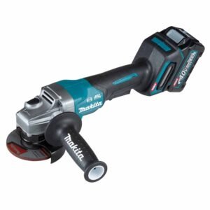 40Vmax XGT BL AFT Cordless 100 mm (4″) Angle Grinder, Anti-Restart Function, Electric Brake, Paddle Switch