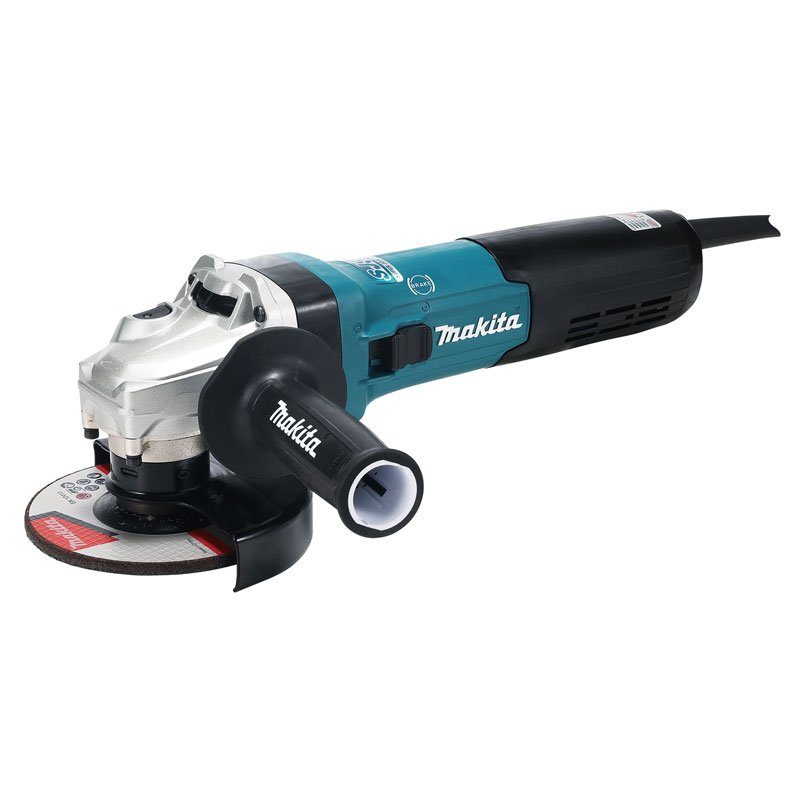 125 mm (5″) 1,900 W SJS II AFT Variable Speed Angle Grinder, Anti-Restart Function, Mechanical Brake, Soft Start, Slide Switch