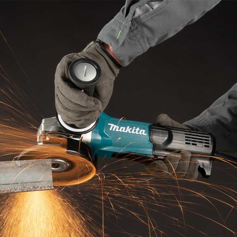 125 mm (5″) 1,900 W SJS II AFT Angle Grinder, Anti-Restart Function, Soft Start, Paddle Switch - Image 2