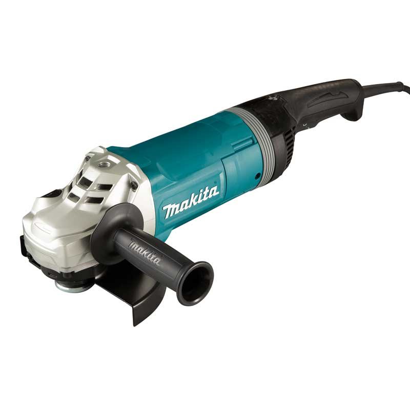 180 mm (7″) 2,700 W Angle Grinder, Anti-Restart Function, Soft Start, Large Trigger Switch