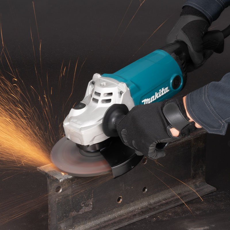 180 mm (7″) 2,200 W Angle Grinder, Large Trigger Switch - Image 3