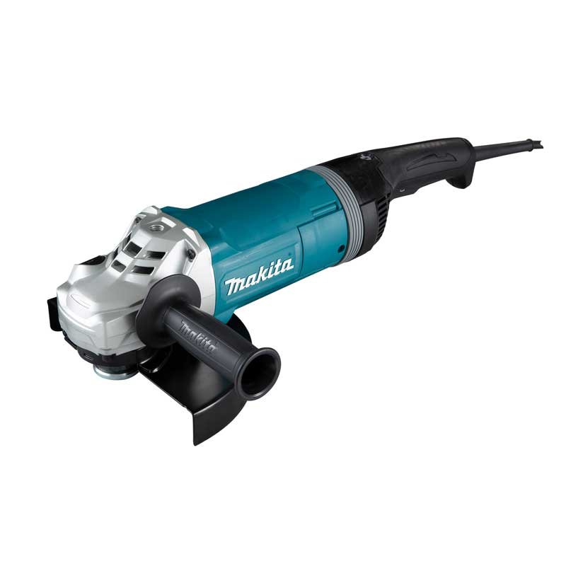 230 mm (9″) 2,700 W Angle Grinder, Anti-Restart Function, Soft Start, Large Trigger Switch