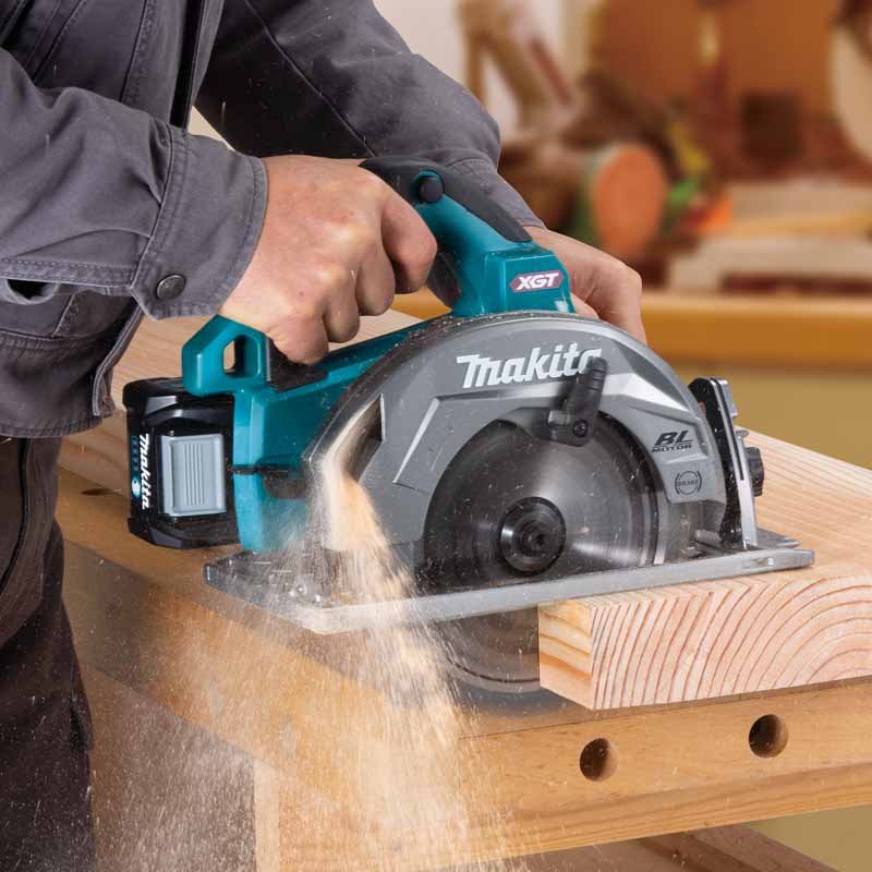 40Vmax XGT BL AWS ADT Cordless 190/185 mm (7-1/2″ / 7-1/4″) Magnesium Circular Saw, Electric Brake, Soft Start, Twin LED Light - Image 2