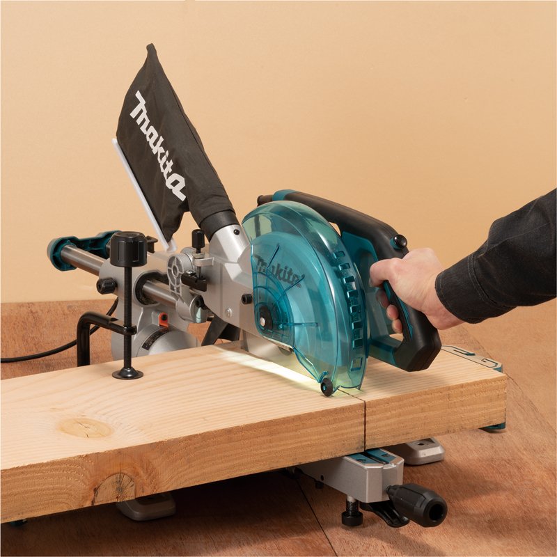 216mm (8-1/2″) Slide Compound Miter Saw, LED Job Light with Cut Line Guide Function - Image 3